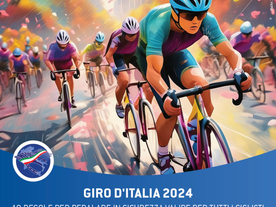 giro d'italia 2024 10 regole per pedalare da soli o in gruppo in sicurezza