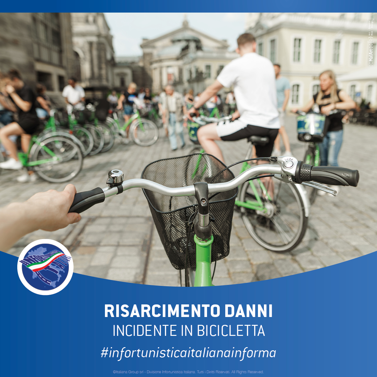 incidente in bicicletta