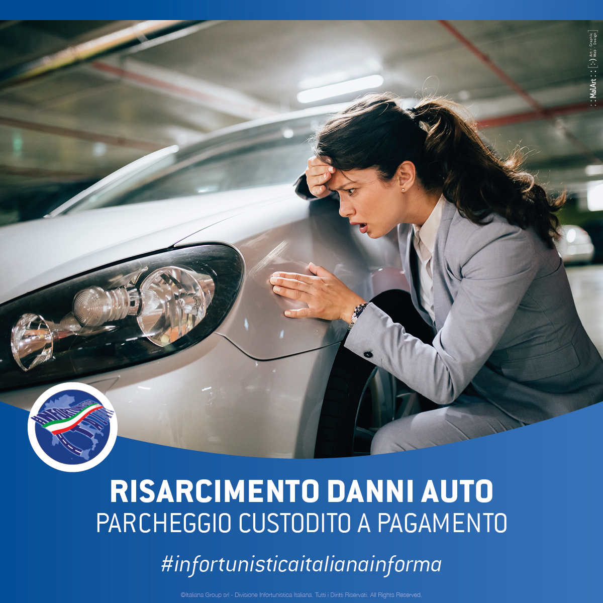 parcheggio custodito a pagamento auto danneggiata risarcimento danno